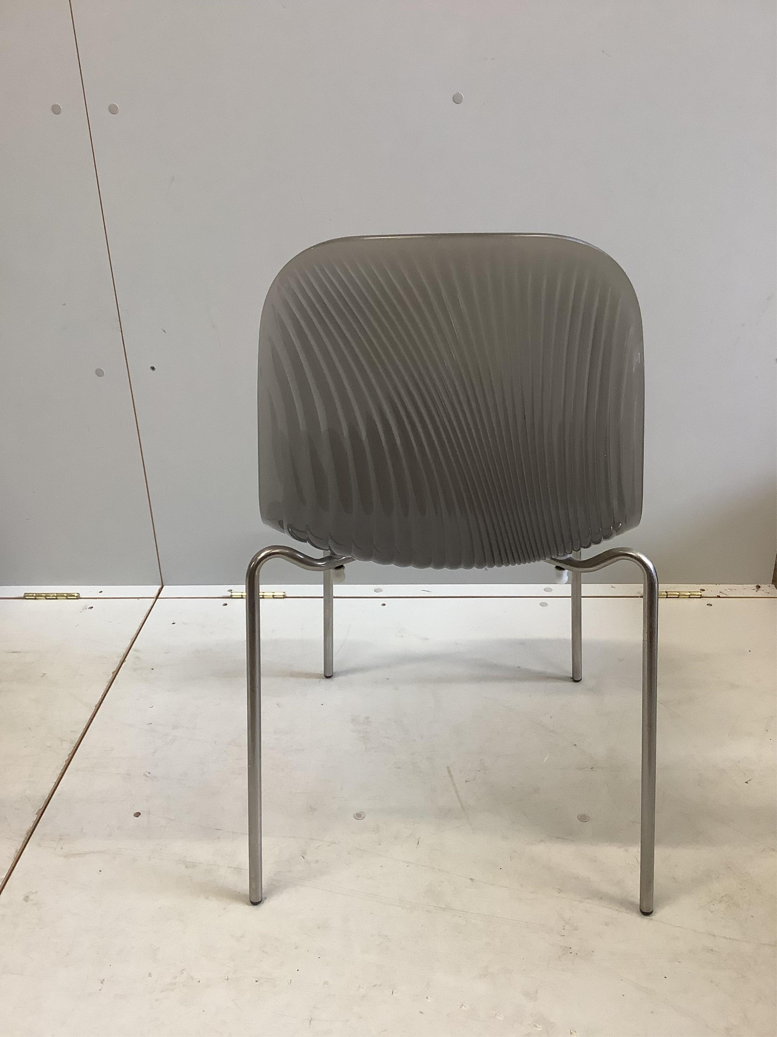 Four Vitra Verner Panton chairs, width 46cm, height 82cm. Condition - good